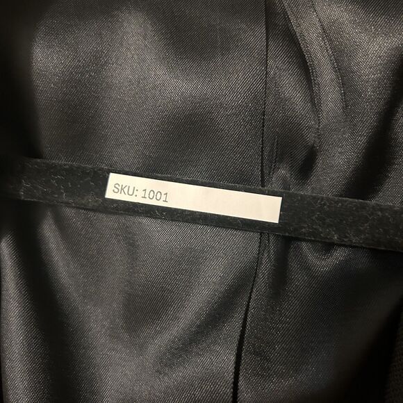 Hasting & Smith Men’s Size 46 L Black Blazer Jacket + Gold Buttons - Picture 13 of 13